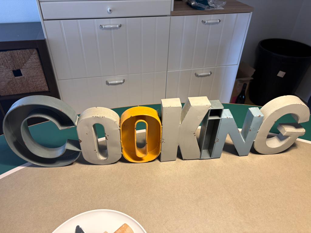 Cooking letters keuken, Antiek en Kunst, Ophalen
