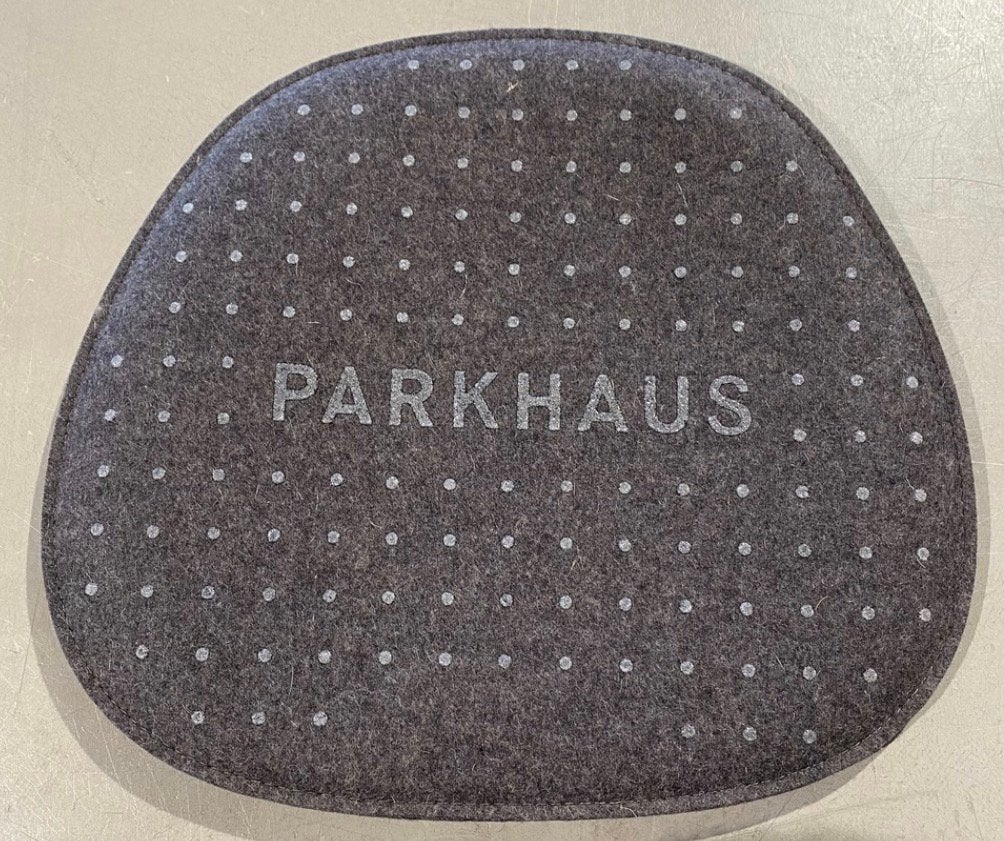 PARKHAUS VITRA EAMES antislip soft seat, Huis en Inrichting, Ophalen, Zo goed als nieuw, Zwart