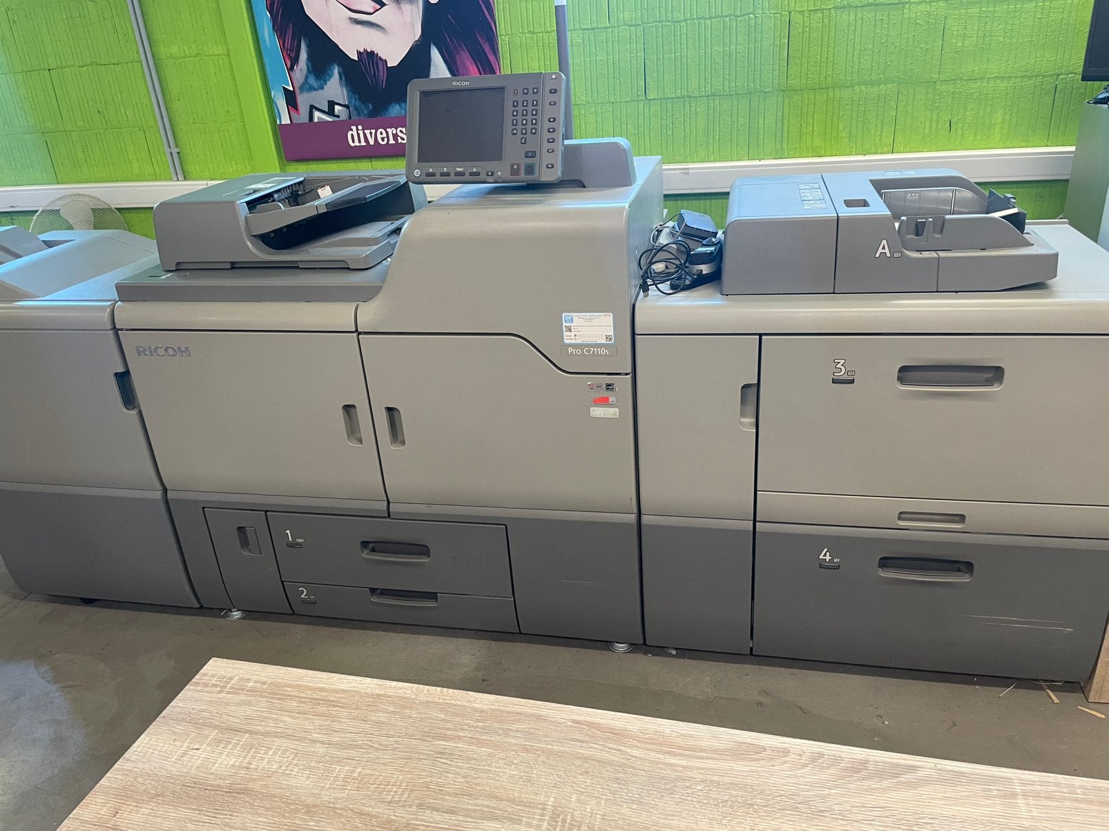 Ricoh pro c7110s printer, Computers en Software, Printers, Gebruikt, Printer, Ophalen of Verzenden, Kleur printen