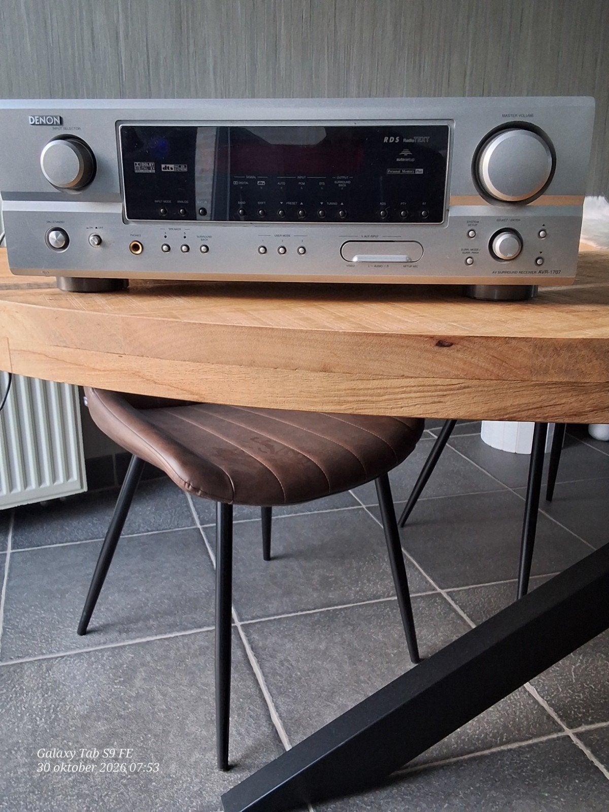 Denon tuner versterker, Ophalen, Denon