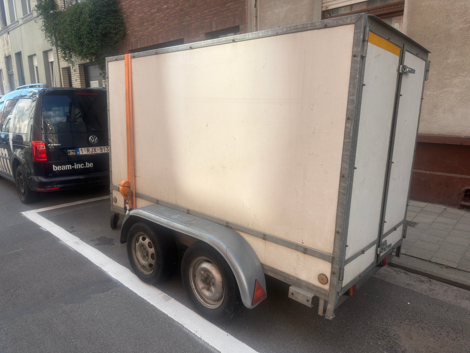 gesloten aanhangwagen, Autos : Divers, Enlèvement, Comme neuf