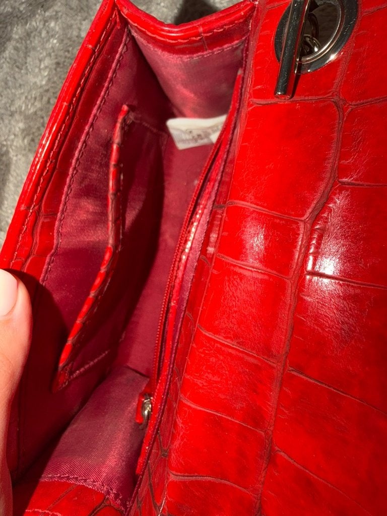 Valentinio tas, Ophalen of Verzenden, Zo goed als nieuw, Rood, Leer