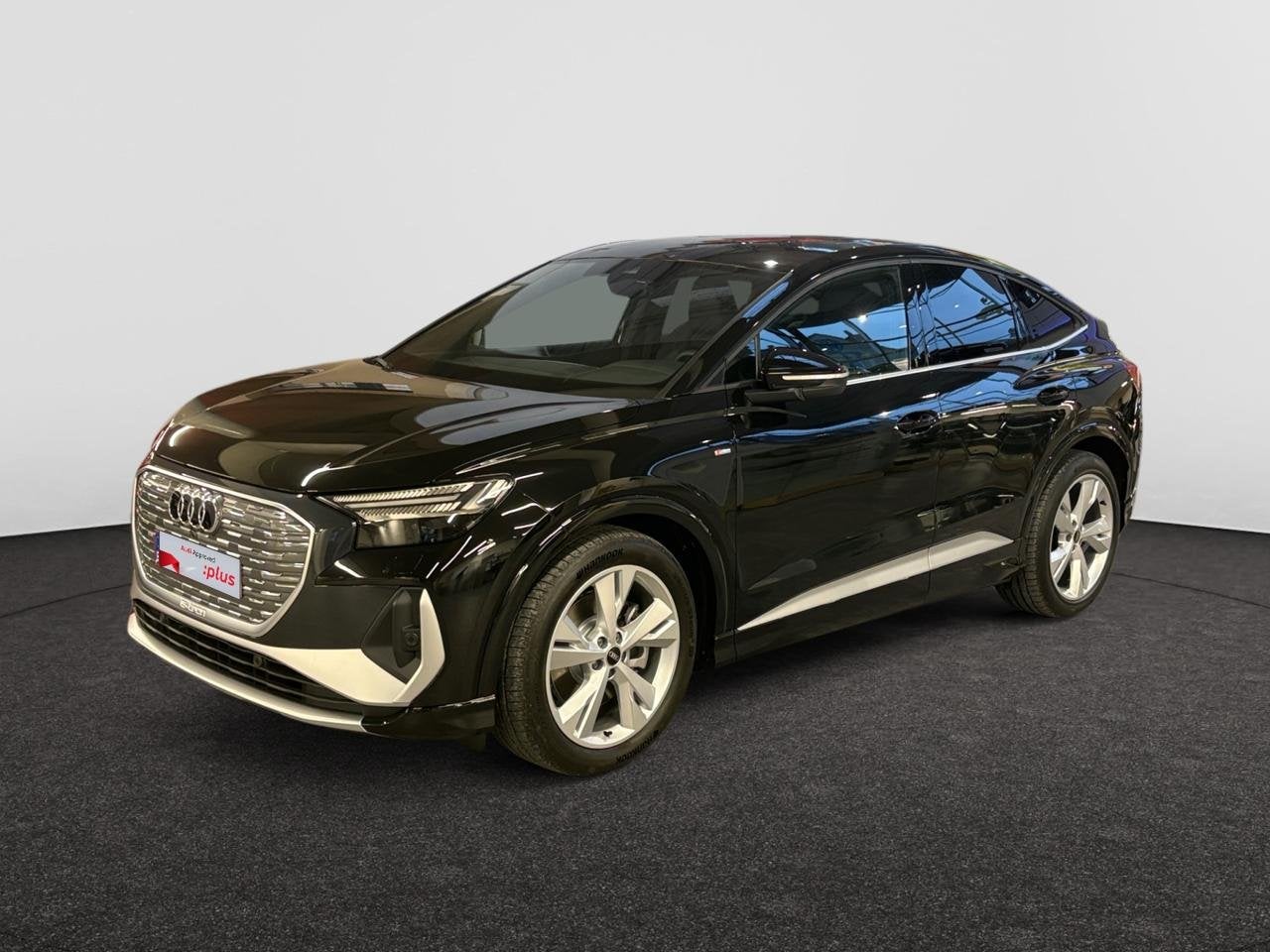 Audi Q4 Sportback e-tron 82 kWh 45 Corporate S, Auto's, Zwart, Elektrisch, Handgeschakeld, SUV of Terreinwagen