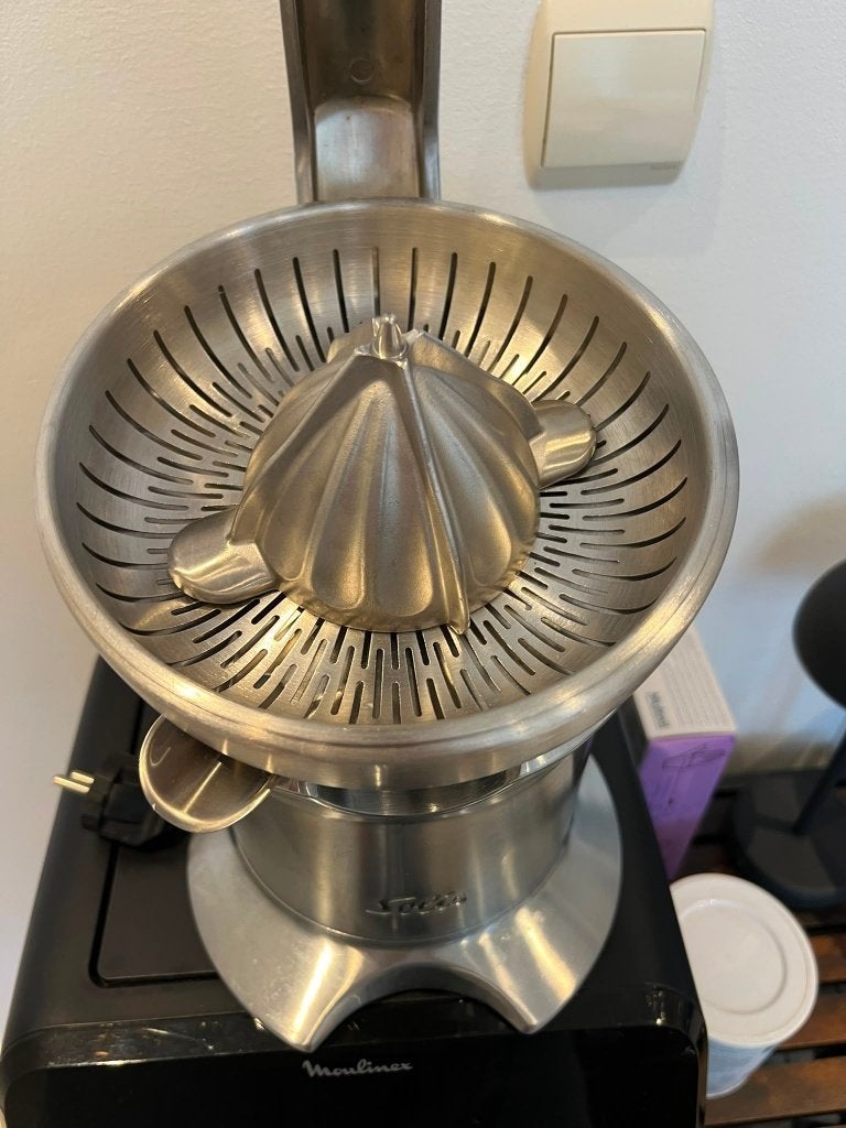 Solis Type 845 - Presse-agrumes professionnel en inox, Enlèvement, Comme neuf, Électrique, Presse-agrumes
