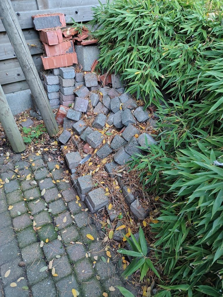 Vierkante klinkers, Ophalen, Gebruikt, Klinkers