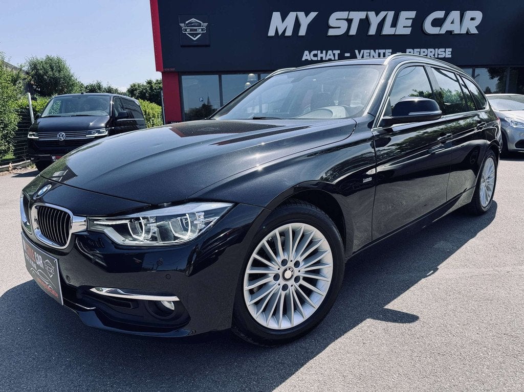 BMW 3 Serie 318 Touring 318 d automatique, Luxury, Garantie, Cuir, Achat, Entreprise, Noir