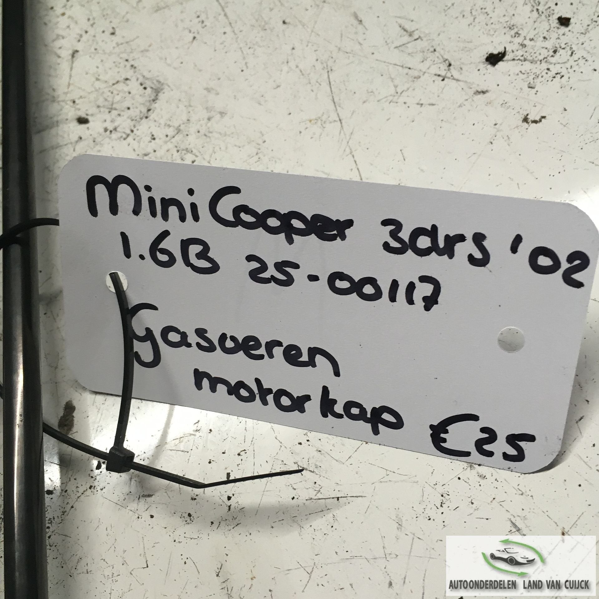 Mini Cooper 2003 1.6B 2500117  Gasveren set voor, -, Utilisé, -, -