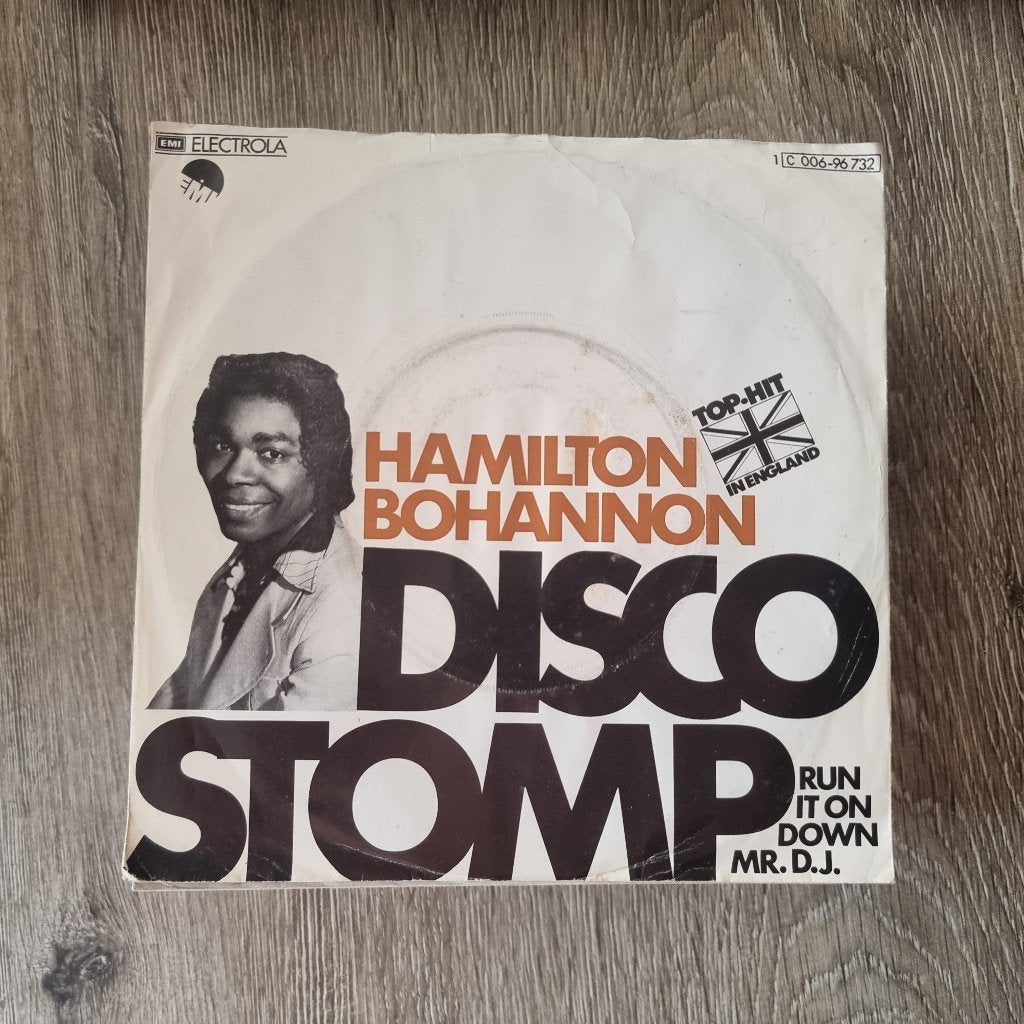 7" Hamilton Bohannon – Disco Stomp, Cd's en Dvd's, Vinyl Singles, Ophalen of Verzenden, Gebruikt, 7 inch, Dance en House