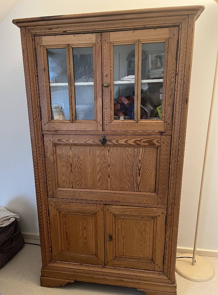 Secretaire ancien en pin, Maison & Meubles, Enlèvement, Utilisé