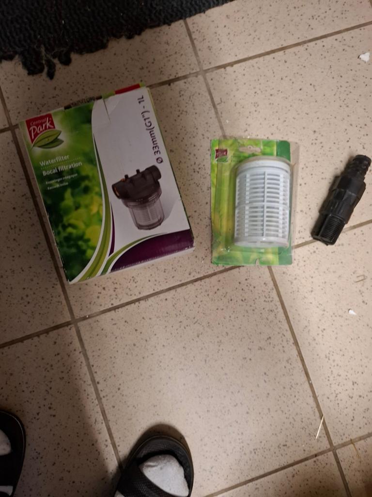 Kit complet de filtration pour pompe a eaux de pluie, Tuin en Terras, Waterpompen, Ophalen of Verzenden