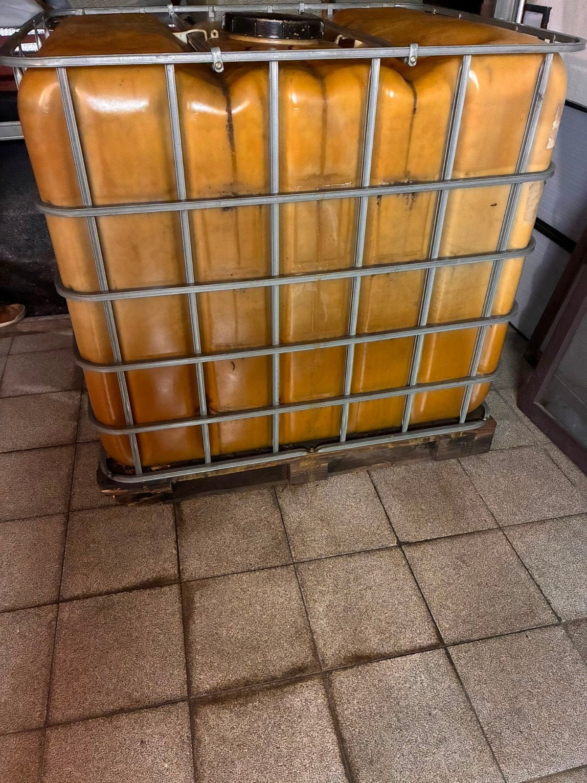 Ibc tank 1000l leeg zonder stookolie., Tuin en Terras, Ophalen
