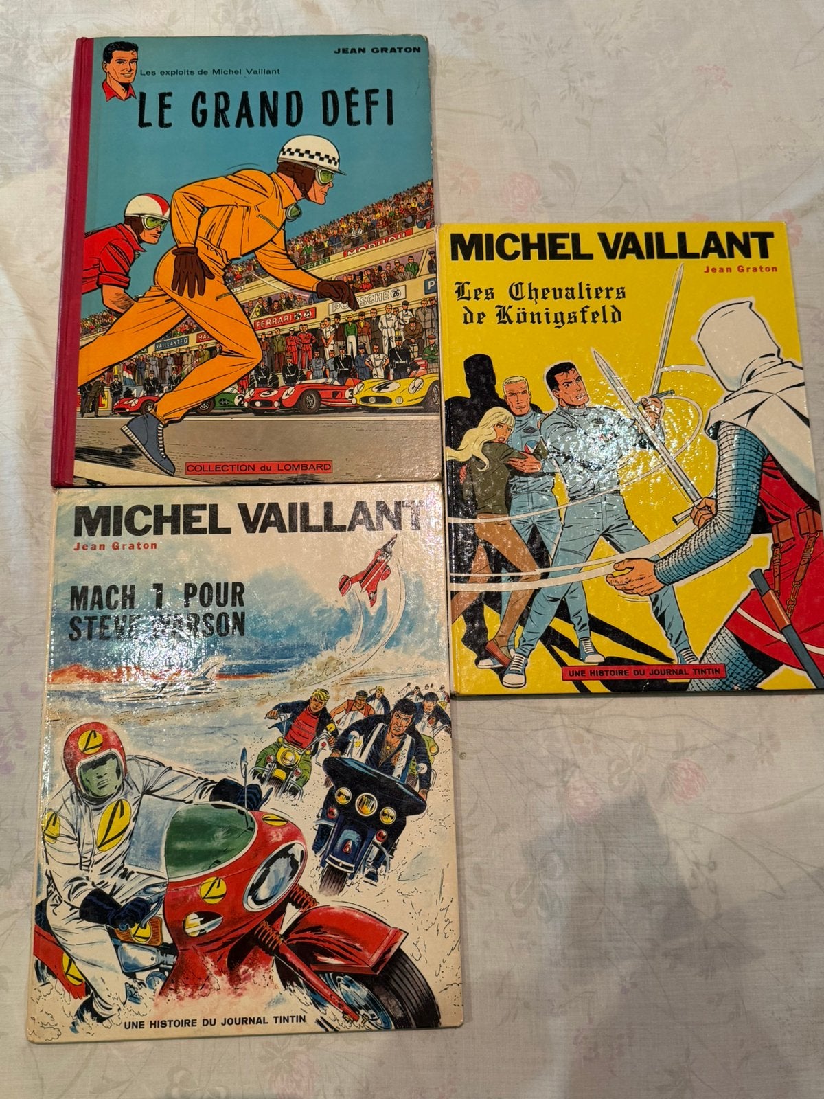 3 bandes dessinées de Michel Vaillant, Livres, BD, Plusieurs BD, Enlèvement, Utilisé