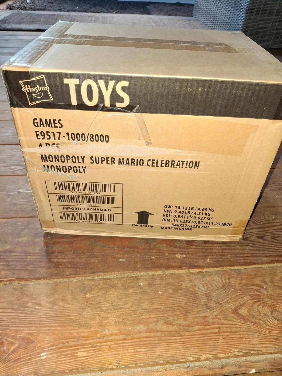 Nouvelle célébration du Monopoly Super Mario, Enlèvement ou Envoi