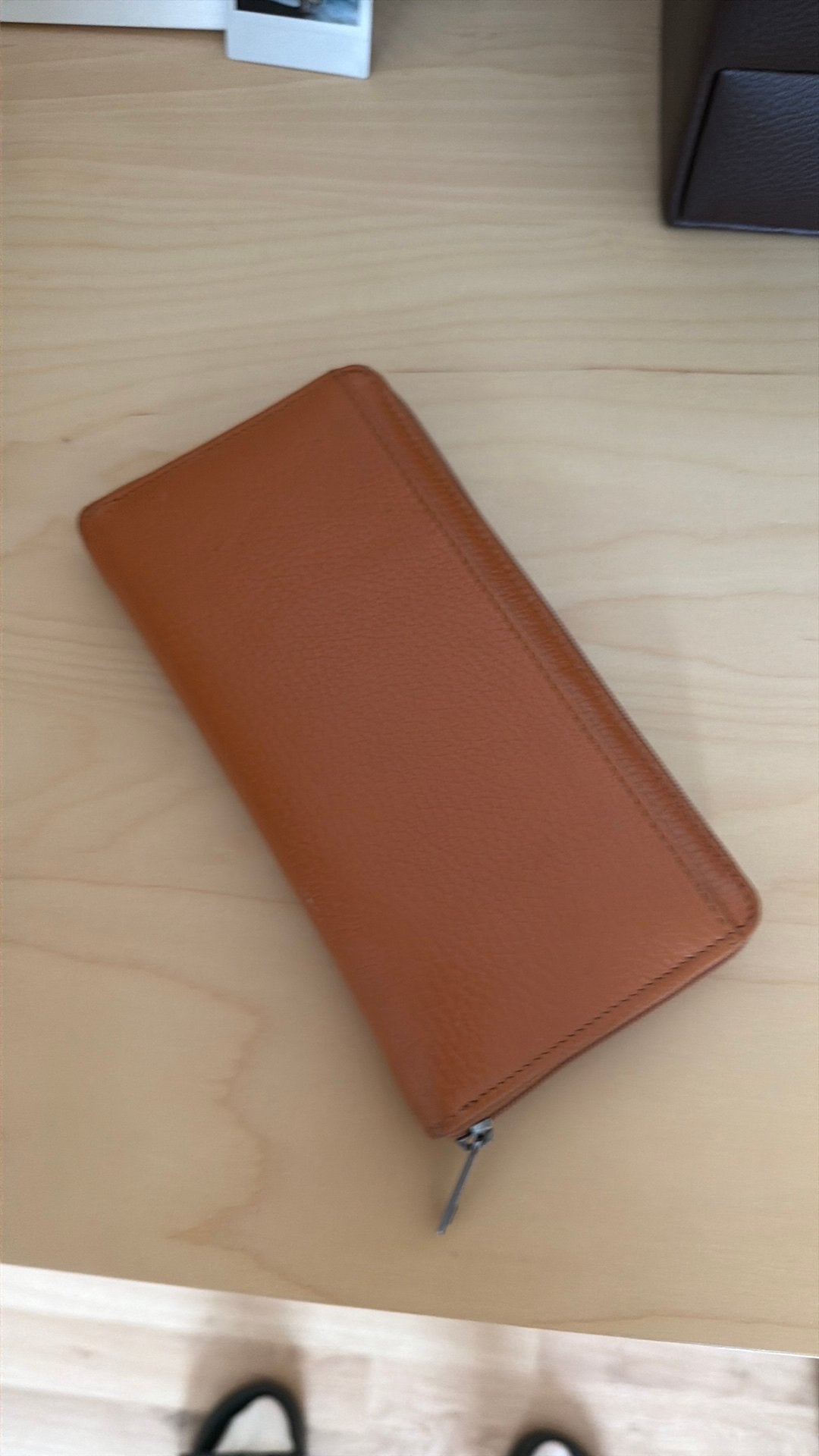 Portefeuille nathan camel, Handtassen en Accessoires, Ophalen, Zo goed als nieuw
