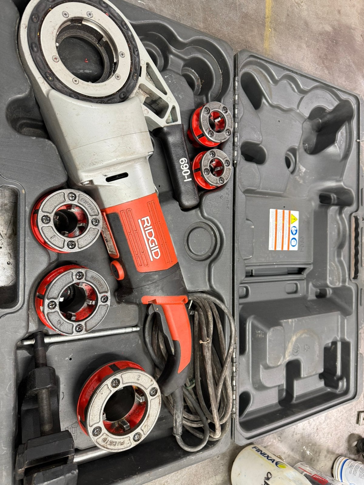 Ridgid draadsnijmachine 600-I/690-I, Ophalen, Ridgid