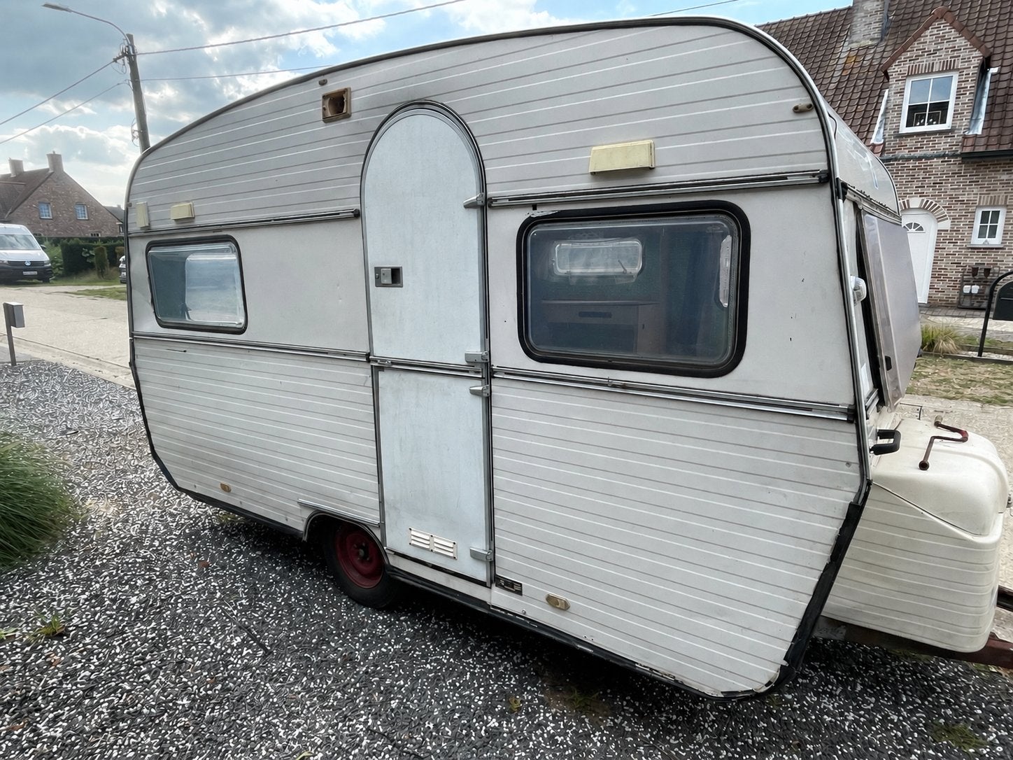 Vintage/retro international trailer IT 4000 caravan uit 1975, Caravanes & Camping, Particulier
