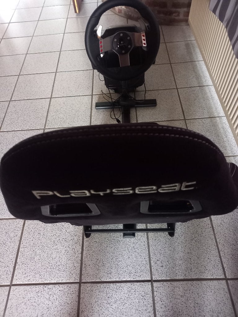 Playseat Evolution + logitech G27+Ongebruikte pook, Computers en Software, Joysticks, Ophalen, Nieuw, Logitech