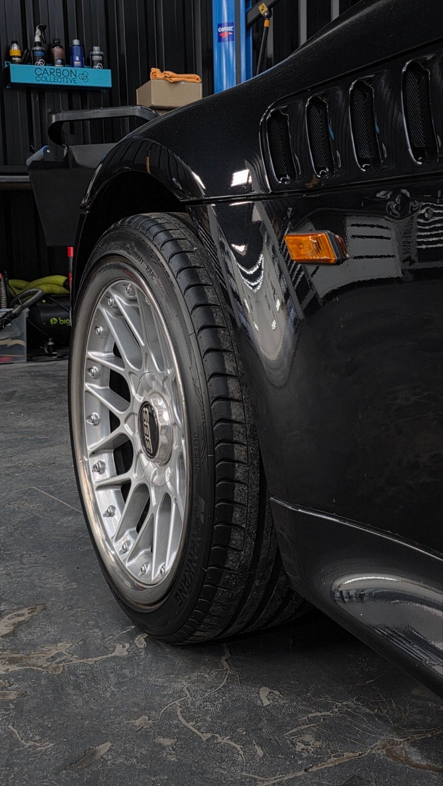 *zeldzaam* Concave 1996 BBS RS2 713 - 8J ET15 5x120 17", Autos : Pièces & Accessoires, Enlèvement, Pneu(s)