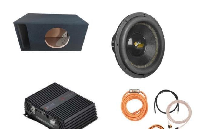 Subwooferset Bassface pack 4  1300 watt RMS