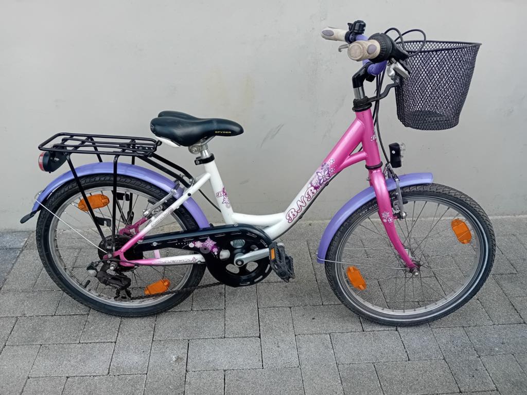Meisjesfiets BNB Powerkid 20inch 7speed NIEUWPRIJS 379€ 🚴‍♂, Frein sur jante, 20 pouces, Enlèvement, Utilisé