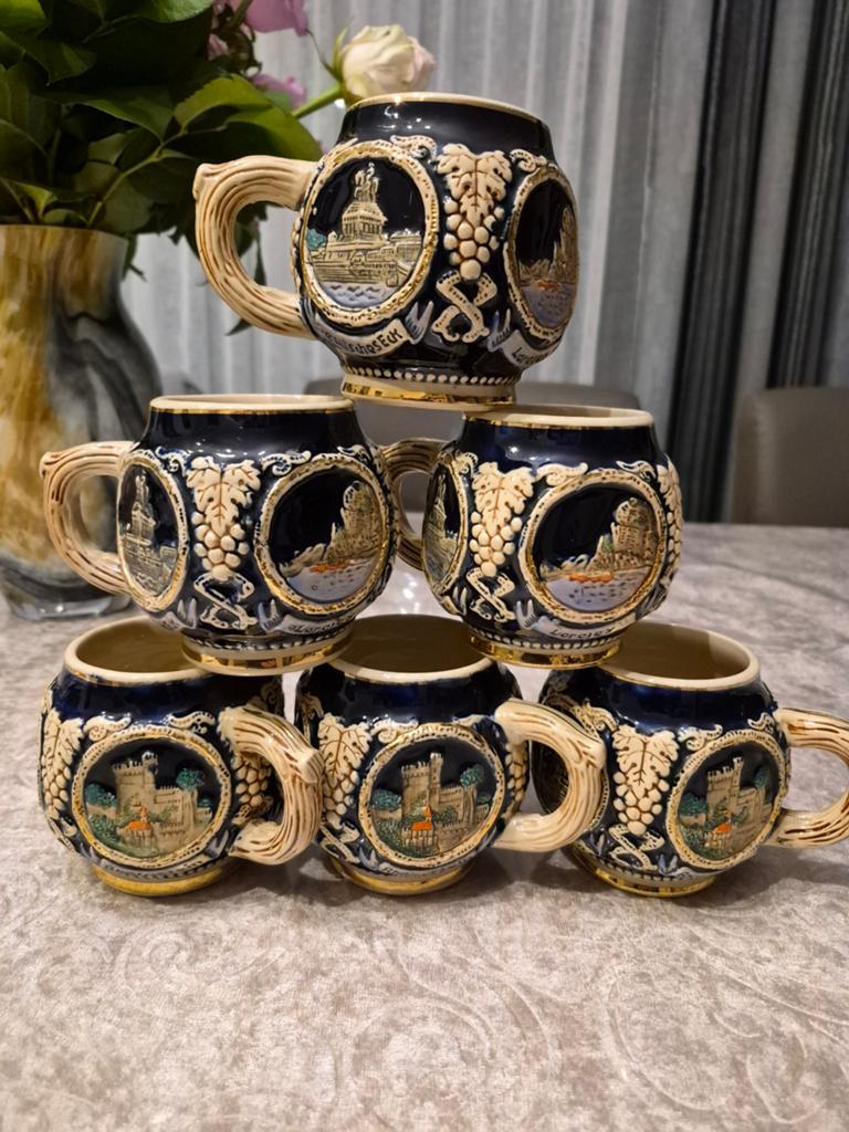 Vintage  Duitse aardewerk pul van Marzi & Remy, Antiek en Kunst, Ophalen of Verzenden