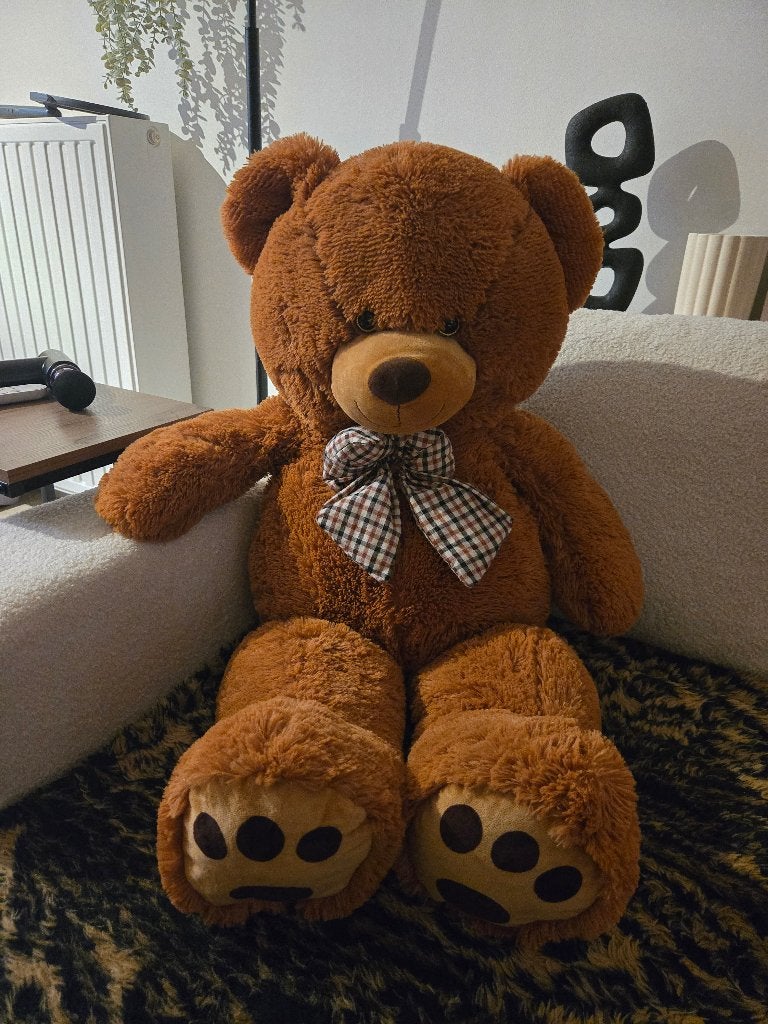 Grote teddybeer, Ophalen