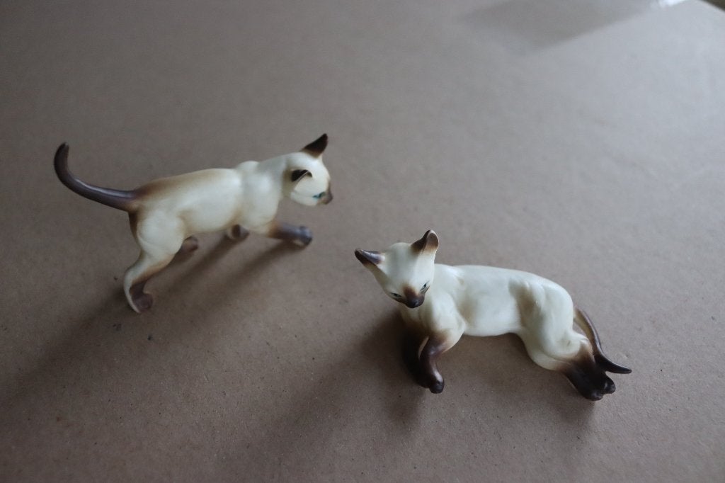 Biscuit katten 2st, Antiek en Kunst, Ophalen