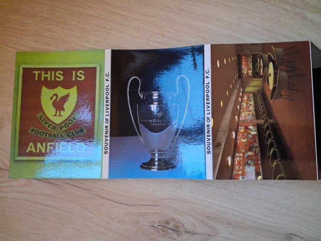 reeks van 10 postkaarten Liverpool FC (1986), Verzamelen, Ophalen of Verzenden, Zo goed als nieuw, Poster, Plaatje of Sticker