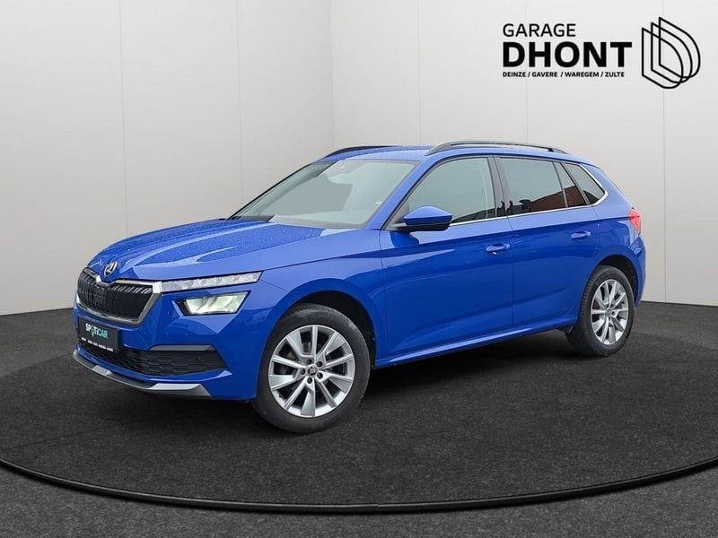 Skoda Kamiq Selection - 1.0 Benzine - Automaat DSG - 110PK, Stof, Gebruikt, Blauw, Bedrijf