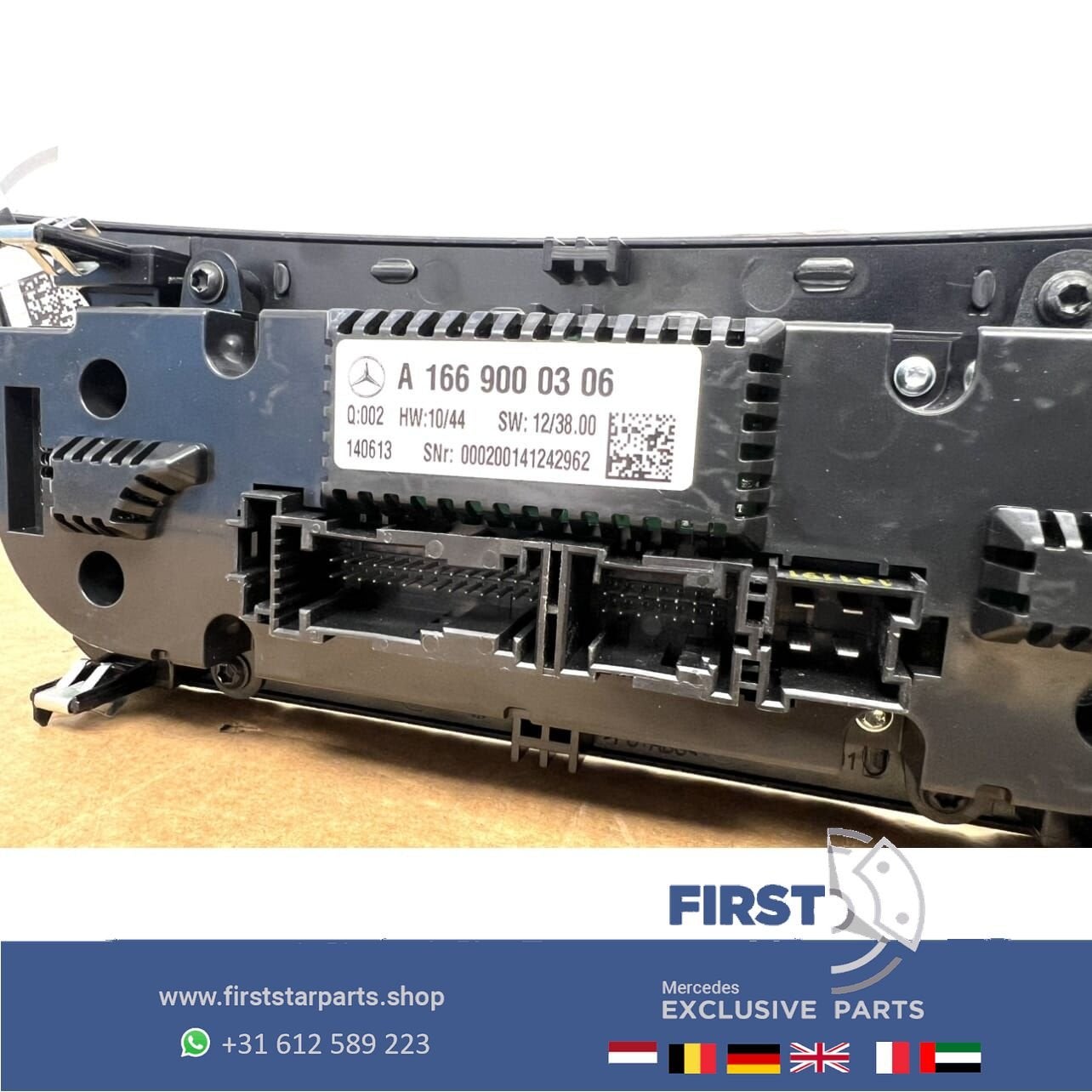 A1669000306 Mercedes CLIMA CONTROL SCHAKELAAR W166 GLE X166, Utilisé, -, -, Enlèvement ou Envoi