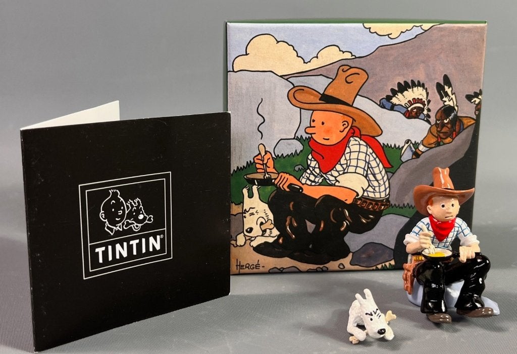 TINTIN COWBOY EN AMERIQUE, Enlèvement ou Envoi, Neuf