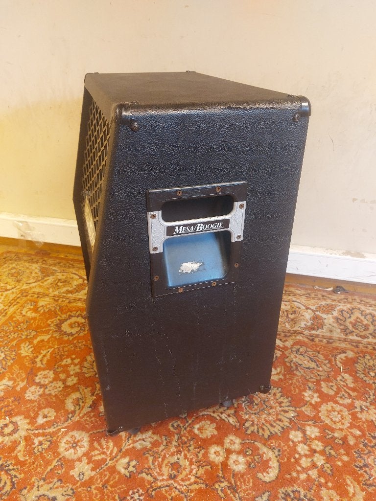 Cabine Mesa Boogie 2x12, V30+G12k100, 8 ohms, Musique & Instruments, Enlèvement, Utilisé, Guitare, 100 watts ou plus