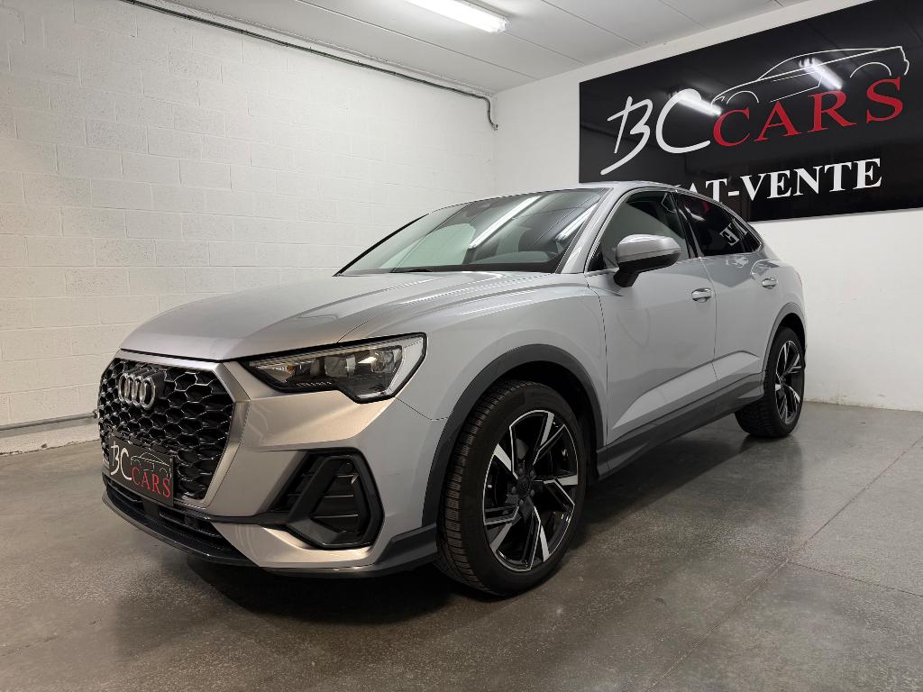 Audi Q3 sportback 35tdi boîte auto*garantie*cuir gps led cam, Automaat, Leder, Bedrijf, Diesel