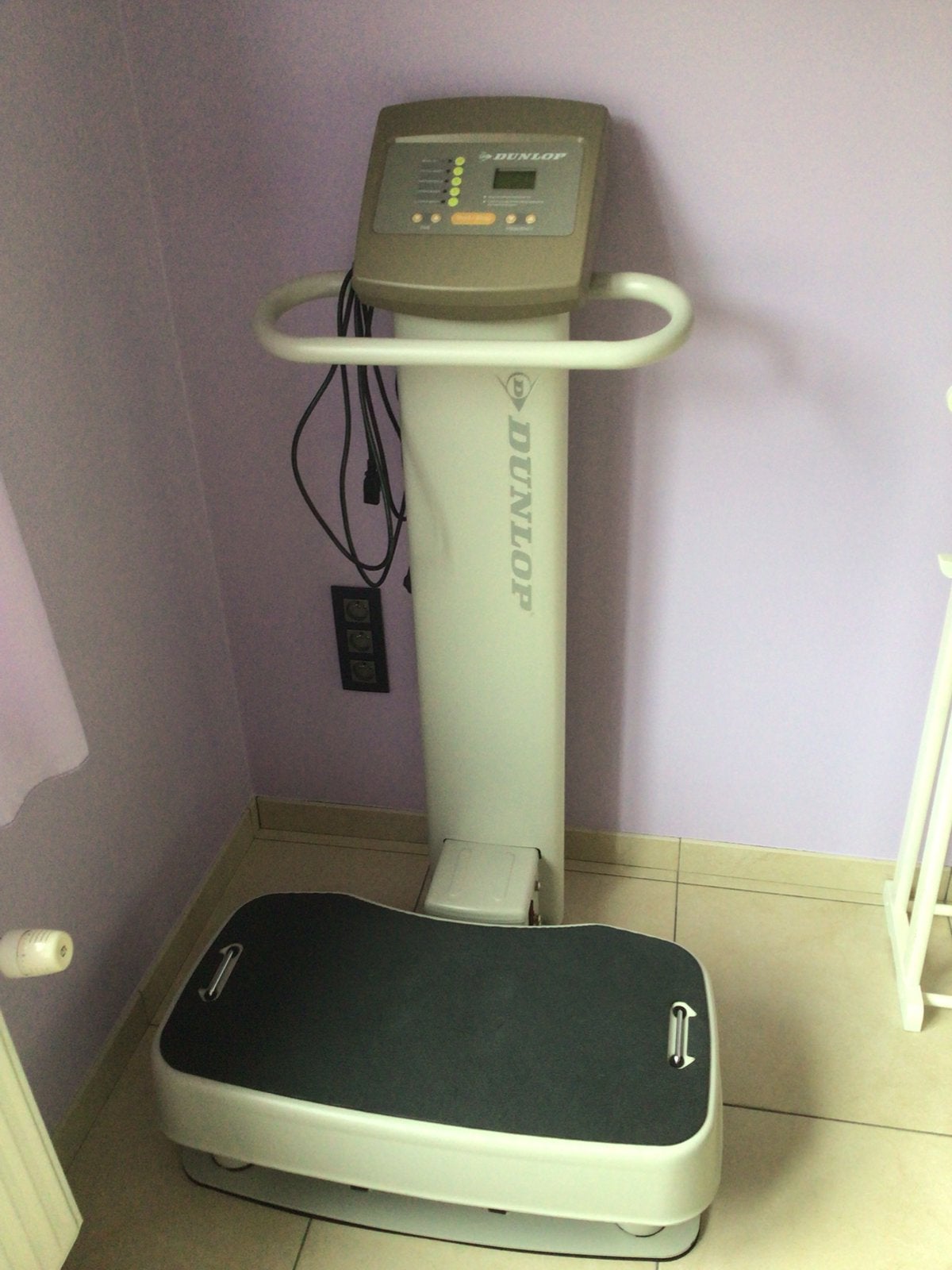 Dunlop powerplate trainer, Ophalen, Zo goed als nieuw, Metaal, Trilplaat