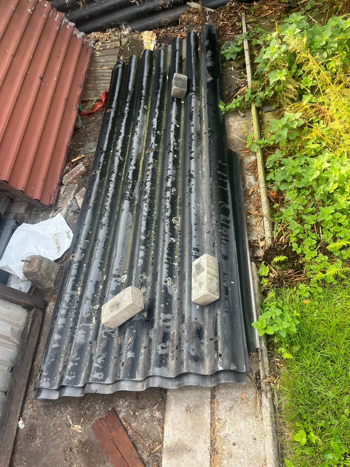 Golfplaten, Doe-het-zelf en Bouw, Ophalen, Gebruikt