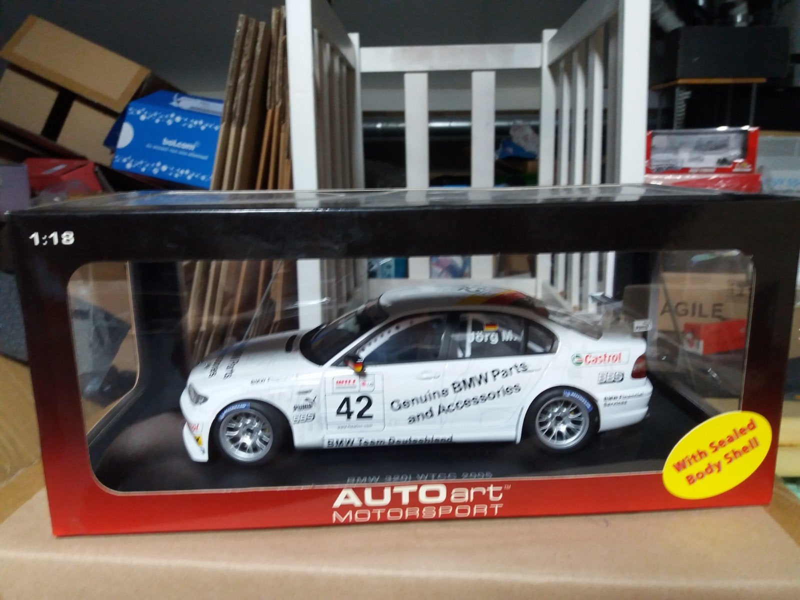 Autoart 1/18 Bmw 320i WTCC 2005 #42, Enlèvement ou Envoi, Autoart