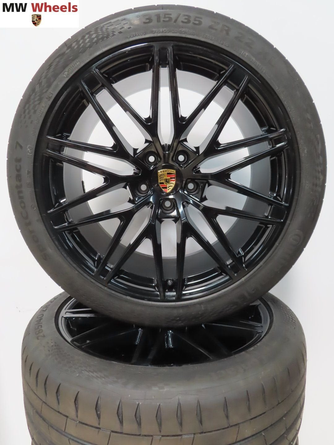 Porsche Cayenne 2025 coupe spyder 22 inch velgen zomerbanden, Auto-onderdelen, Banden en Velgen, Gebruikt, -, 285 mm, -