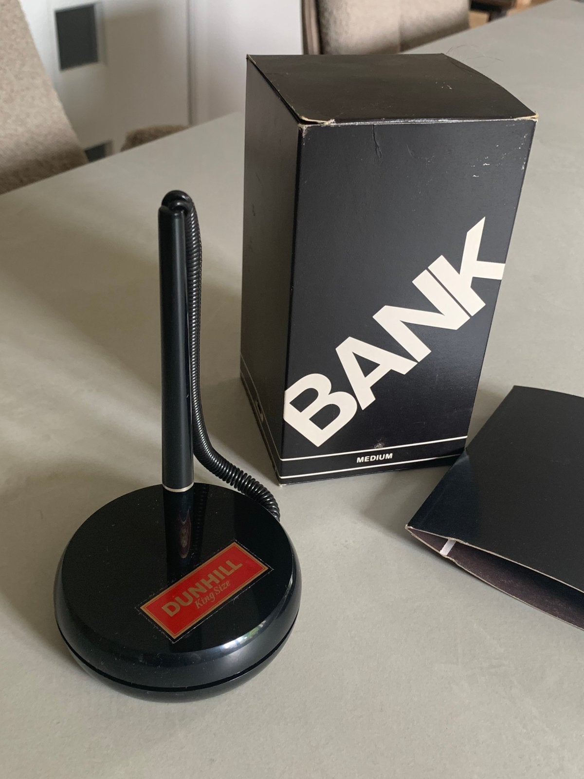 Vintage Dunhill "Bank Medium" Baliepen, Enlèvement ou Envoi, Comme neuf