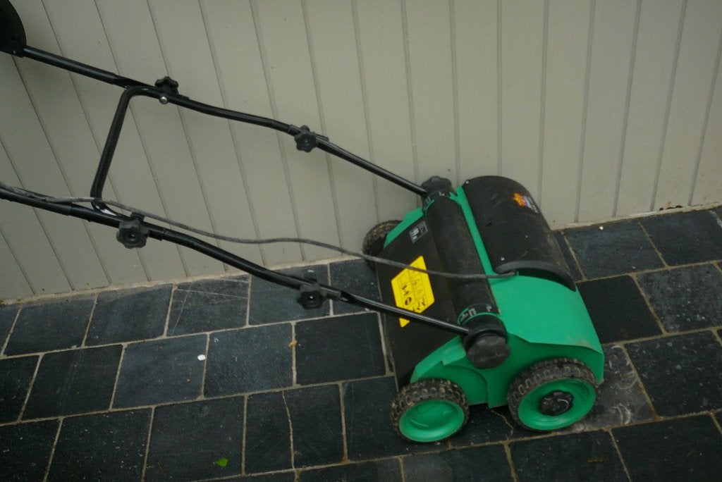elektrische verticuteermachine, Enlèvement, Utilisé