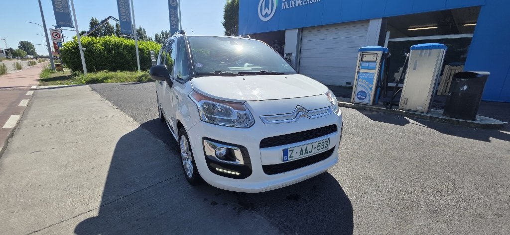 c3 picasso in topstaat met slechts 82929 km met navie, Auto's, Voorwielaandrijving, Euro 6, 1199 cc, Wit