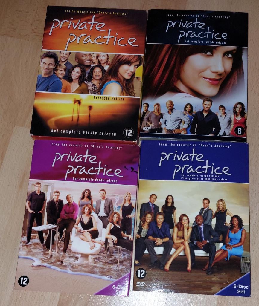 Private practice – seizoen 1 tem 4, Cd's en Dvd's, Ophalen of Verzenden, Gebruikt
