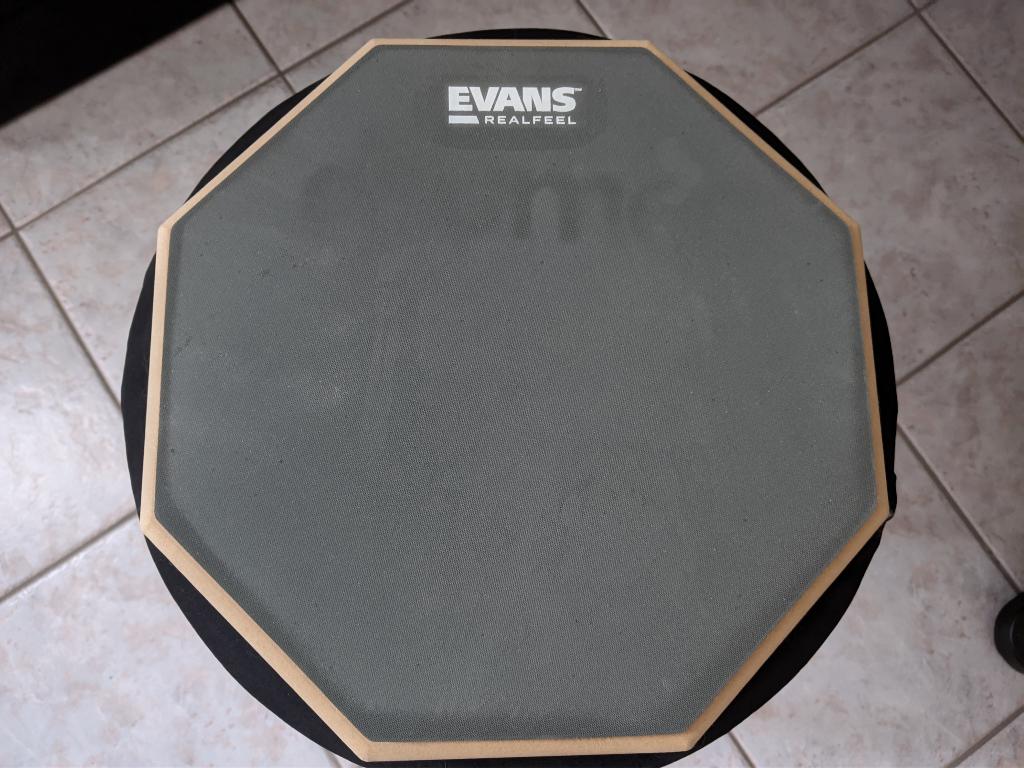Evans RealFeel 12 inch double sided practice pad, Muziek en Instrumenten, Ophalen of Verzenden, Zo goed als nieuw, Overige merken