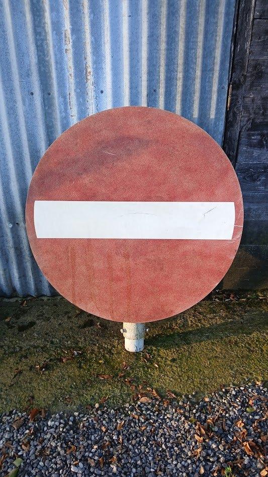 ancien panneau de signalisation lumineux, Collections, Enlèvement, Utilisé, Autres types