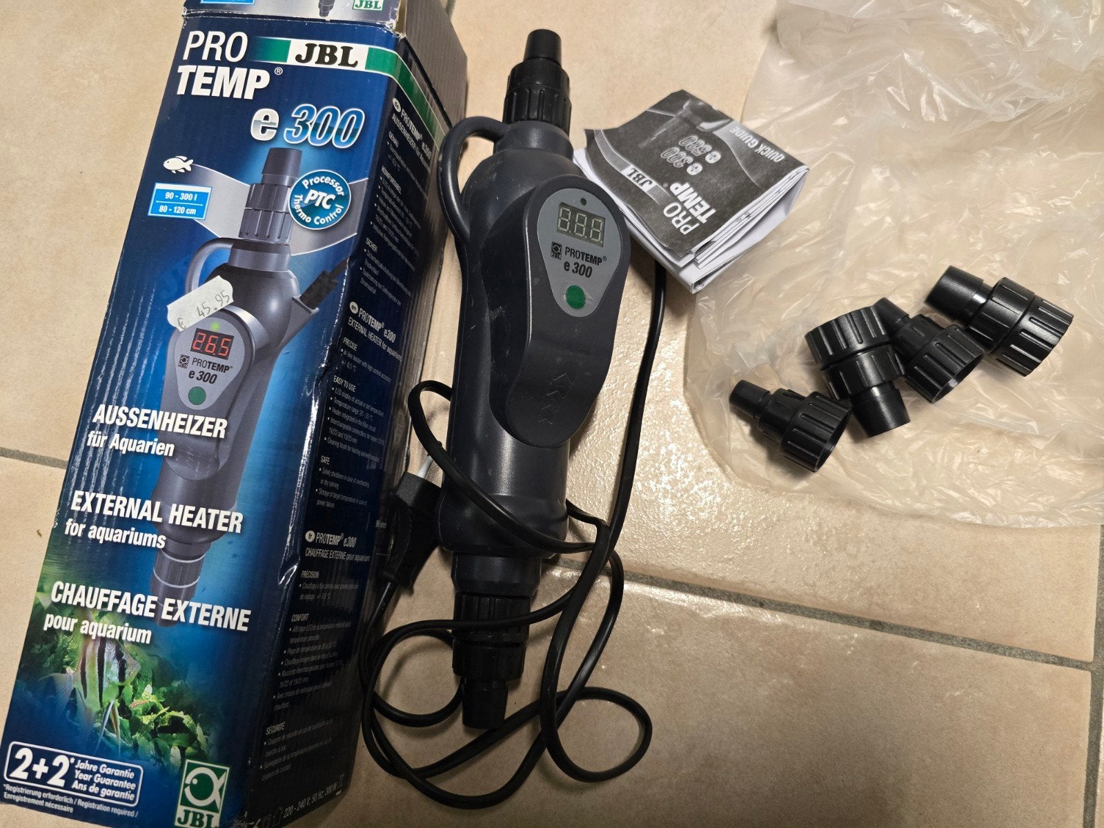 JBL ProTemp e300 aquariumverwarming, Dieren en Toebehoren, Ophalen, JBL