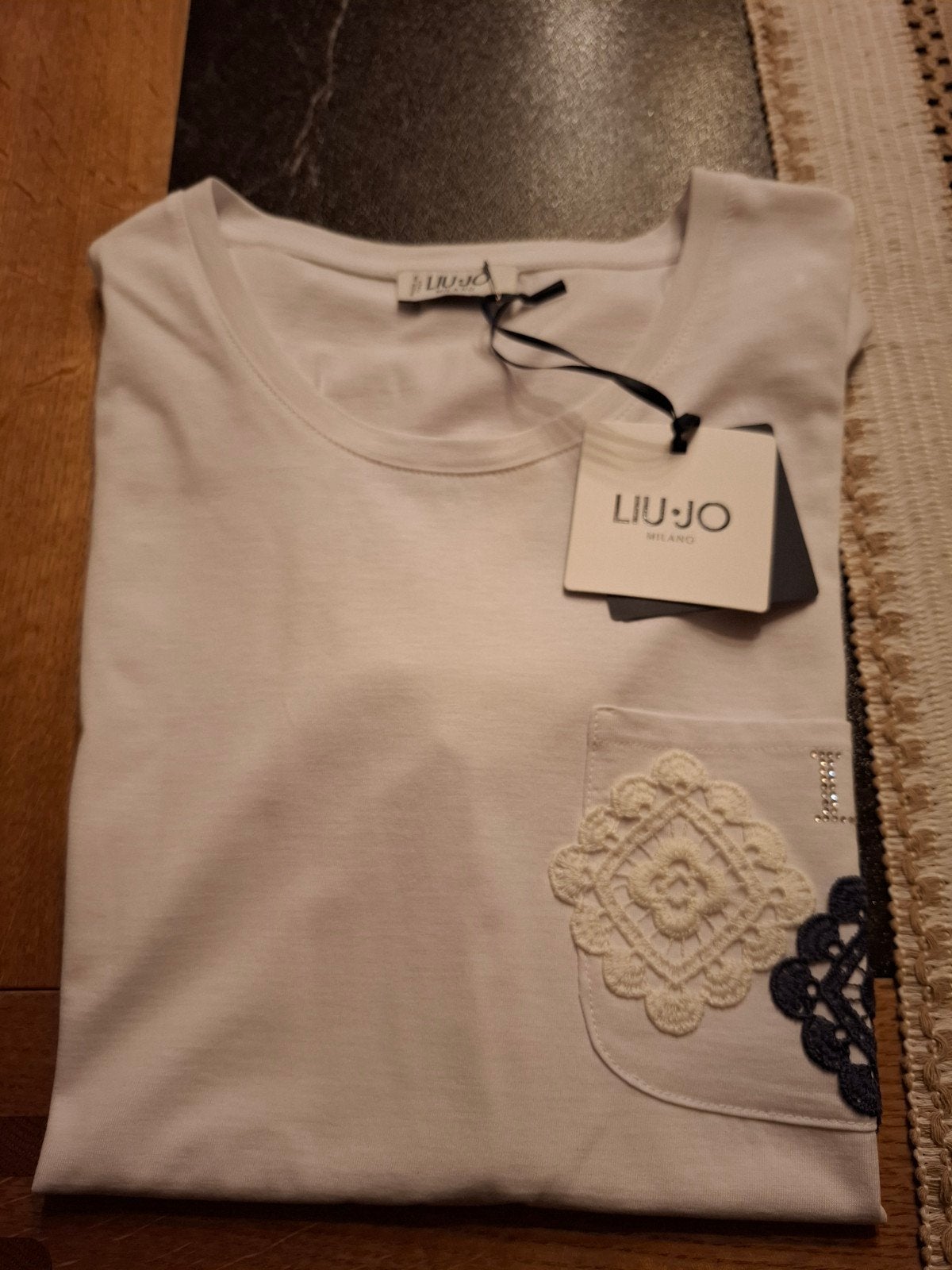 Liu Jo T-shirt xl nieuw voor 30€!, Kleding | Dames, Ophalen, Liu Jo, Wit, Maat 46/48 (XL) of groter