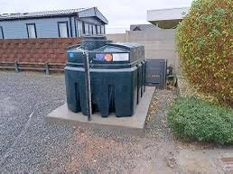 mazoutketel met brander en pvc tankunint 2500l te koop, Doe-het-zelf en Bouw, Ophalen, Zo goed als nieuw