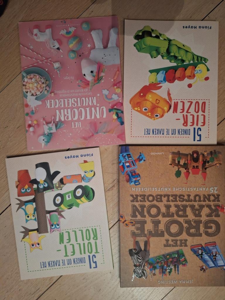 4knutselboeken  J.Westing - Het grote karton knutselboek, Boeken, Kinderboeken | Jeugd | onder 10 jaar, Ophalen