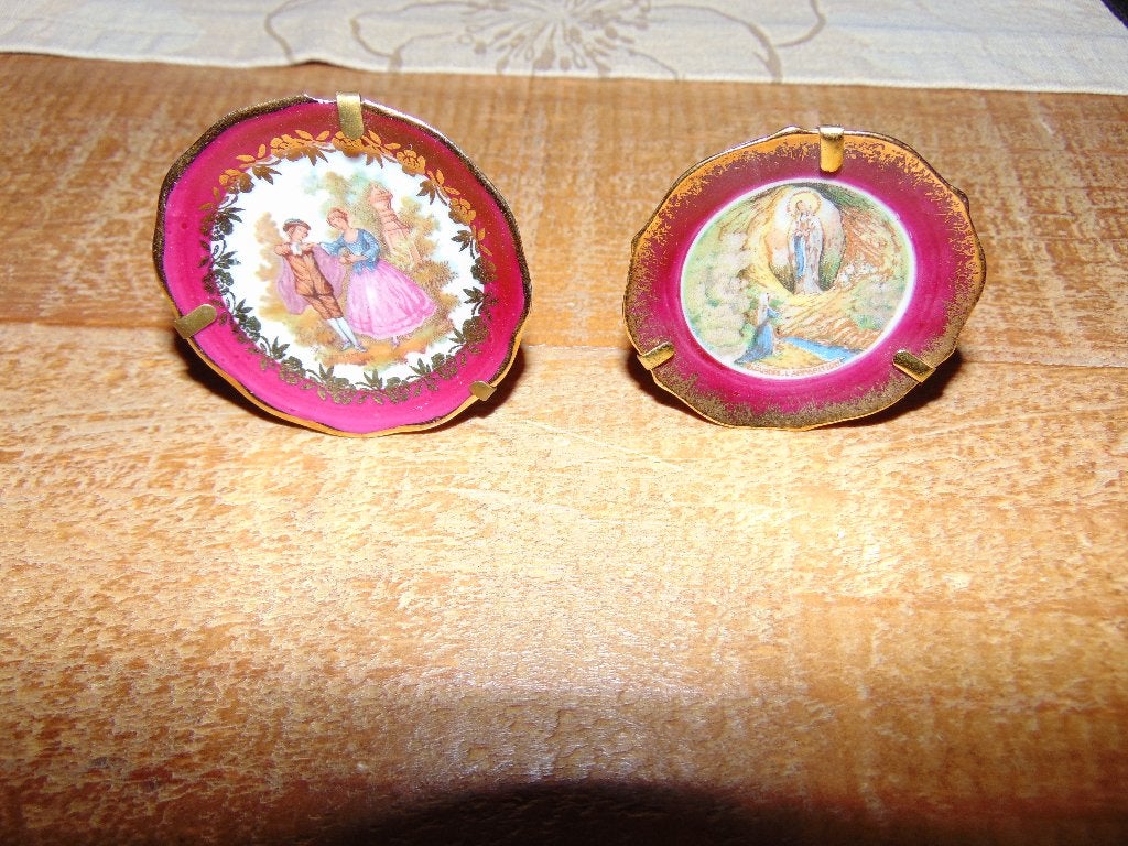 Limoges mini bordjes 2,5 cm, Ophalen of Verzenden