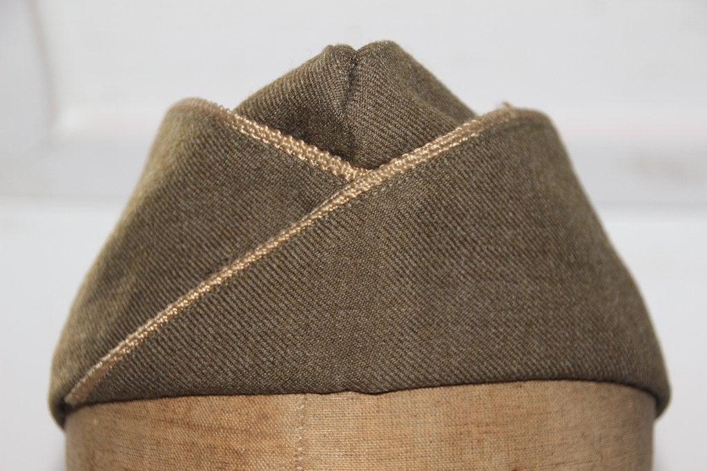 US WW2 " Cap Garrison General Officers Dark OD ", Envoi, Armée de terre, Casque ou Béret