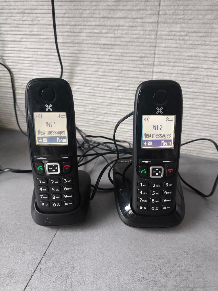Vaste telefoon Twist 304 (paar), Telecommunicatie, Ophalen of Verzenden, Zo goed als nieuw, 2 handsets